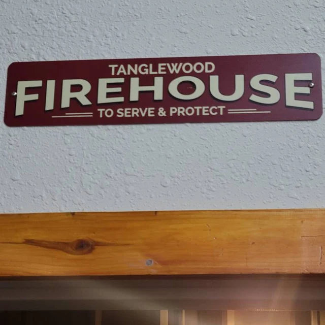 Firehouse Serve and Protect Sign