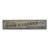 Old Town Hook & Ladder Rustic Wood Sign