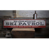 Ski Patrol Mountain Rustic Wood Sign