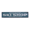 Ski Shop Directional Rustic Wood Sign