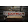 Boundary Waters Rustic Wood Sign