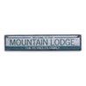 Mountain Lodge Welcome Rustic Wood Sign