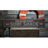 Surf Shack Arrow Rustic Wood Sign