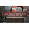 Margarita Beach Bar Rustic Wood Sign