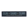 Sun Sand Surf Rustic Wood Sign