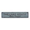 The Lake House Rustic Wood Sign