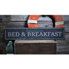 Bed & Breakfast Rustic Wood Sign