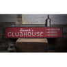 Kids Clubhouse Rustic Wood Sign