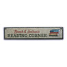 Reading Corner Rustic Wood Sign