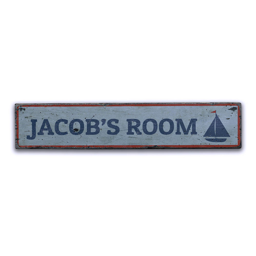 Nautical Kid Room Rustic Wood Sign