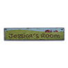 Ladybug Kids Room Rustic Wood Sign