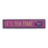 Tea Time Rustic Wood Sign