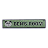 Panda Kids Room Rustic Wood Sign