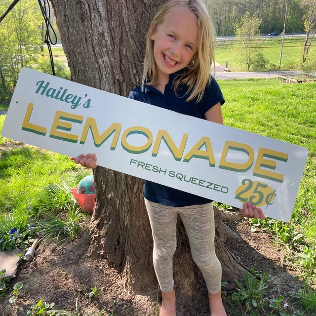 14 Waterproof Sign: Fresh Lemonade 5 Cents 14 Waterproof Sign: Fresh Lemonade 5 Cents