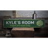 Tennis Player Entrance Only Rustic Wood Sign