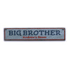 Big Brothers Room Rustic Wood Sign