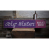 Big Sisters Room Rustic Wood Sign