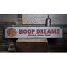 Basketball Bedroom Rustic Wood Sign