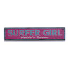 Surfer Girl Rustic Wood Sign