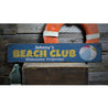 Beach Club Welcome Rustic Wood Sign