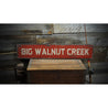 Creek/River Rustic Wood Sign