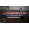 Happy Independence Day Rustic Wood Sign