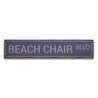 Beach Chair Blvd Rustic Wood Sign