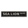 Sea Lion Blvd Rustic Wood Sign