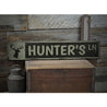 Hunter's Lane Rustic Wood Sign