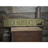 Duck Hunter's Lane Rustic Wood Sign