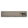 Stable Street Rustic Wood Sign