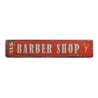 Barber Shop Rustic Wood Sign