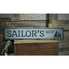 Sailors Way Rustic Wood Sign