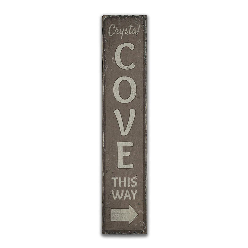 Cove Rustic Wood Sign