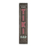 Tiki Bar Vertical Welcome Rustic Wood Sign