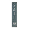 Sail Vertical Rustic Wood Sign