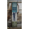 Snow Birds Gather Here Rustic Wood Sign