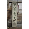 Forest Vertical Rustic Wood Sign