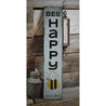 Bee Happy Rustic Wood Sign