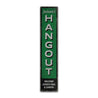 Hangout Rustic Wood Sign