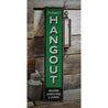 Hangout Rustic Wood Sign