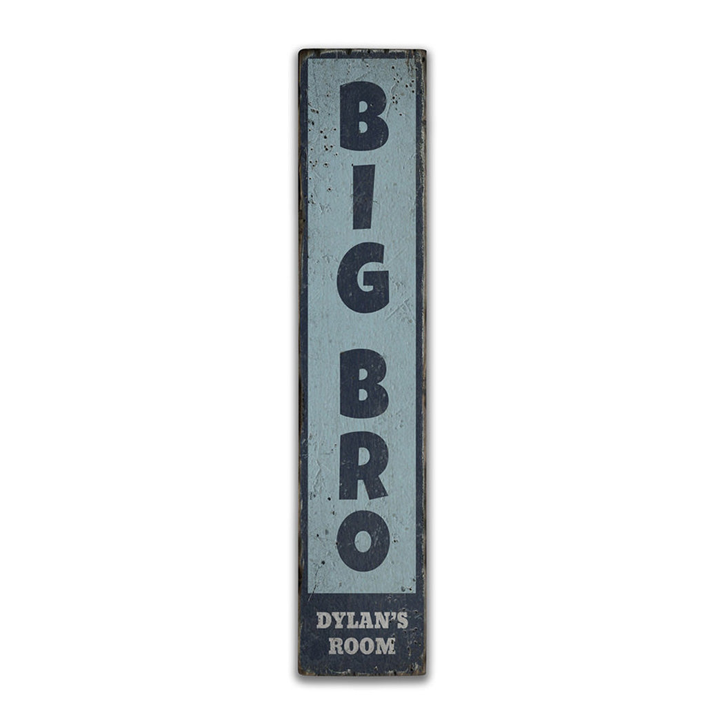 Big Bro Rustic Wood Sign