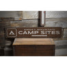 Campsites Arrow Rustic Wood Sign