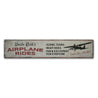 Airplane Rides Name Rustic Wood Sign