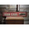 Car Man Cave Rustic Wood Sign