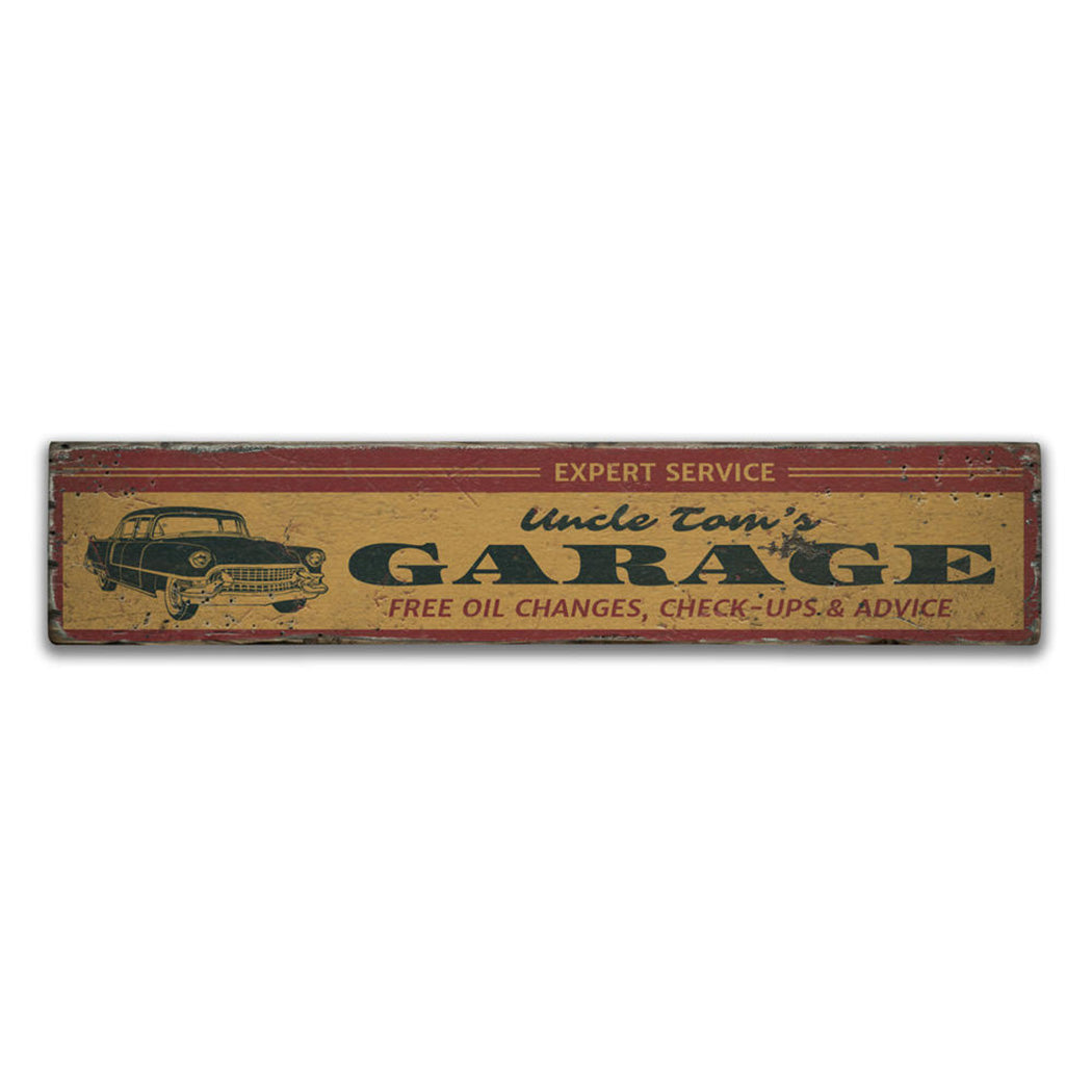 Expert Service Garage Rustic Wood Sign