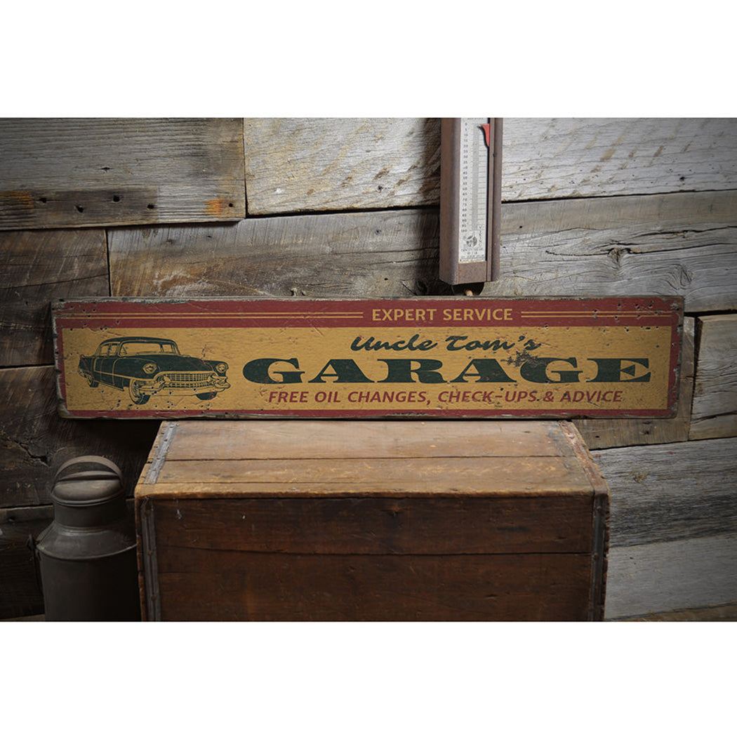 Expert Service Garage Rustic Wood Sign