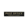 Post Office City/State Rustic Wood Sign