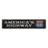 America's Highway Route 66 Rustic Wood Sign