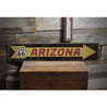 Route 66 Arrow Rustic Wood Sign